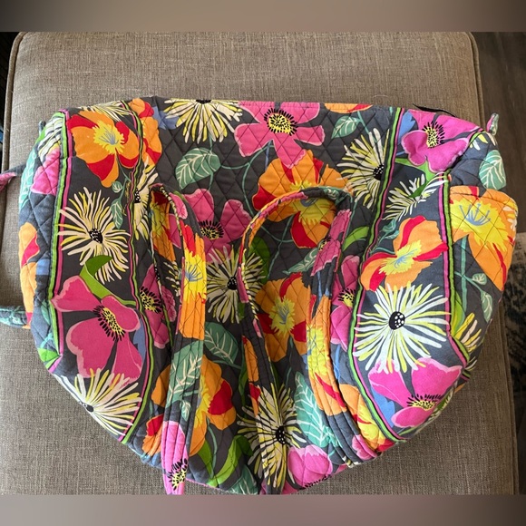 Vera Bradley Small Duffel Bag - Jazzy Blooms - Retired Pattern - Picture 1 of 5